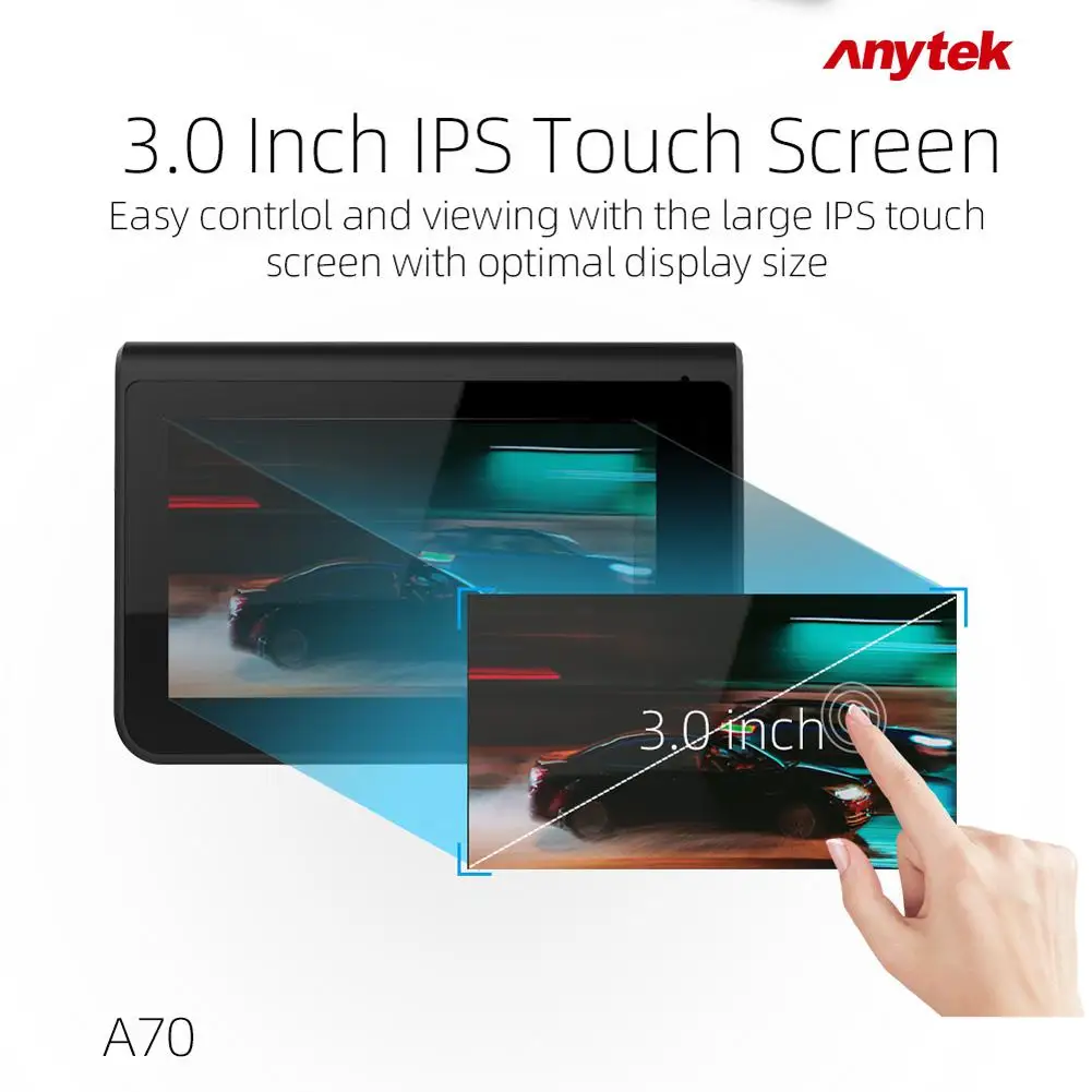 3 0 дюймов встроенная в транспортное средство FHD 1080P Автомобильный регистратор