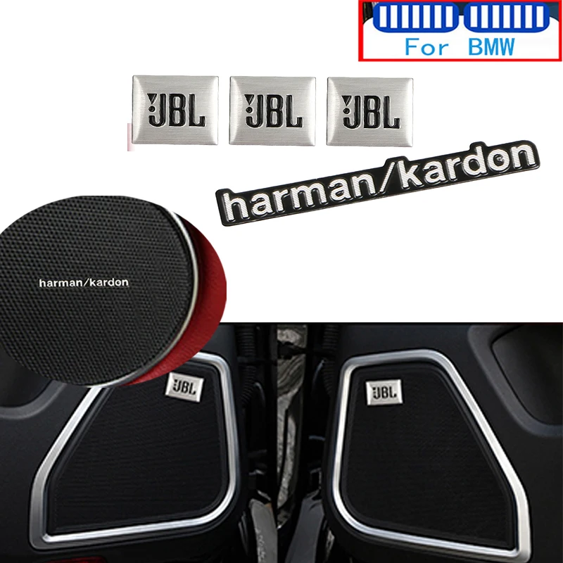 Автомобильная наклейка для внутреннего интерьера 3D UBL harman/kardon- audio наклейки BMW M3 M5