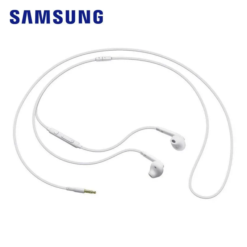 Наушники вкладыши Samsung оригинальные с проводным управлением динамик 3 5 мм