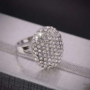 

S925 Silver Color 2 Carats SL1 Diamond Ring for Women Anillos Wedding Bizuteria 925 Gemstone Jewelry Dainty Ring Cirle Box