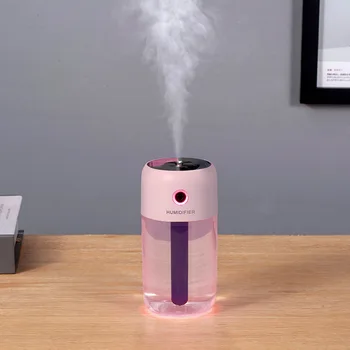 

300ML Air Humidifier Romantic Humidificador Colour Light USB Diffuser Car Purifier Aroma Anion Mist Maker For Home Office