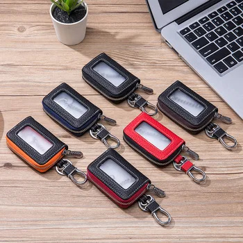 

Cross Border Wallets Men Genuine Leather Simple yao gua 2020 New Style Full-grain Leather Car Key Bag General