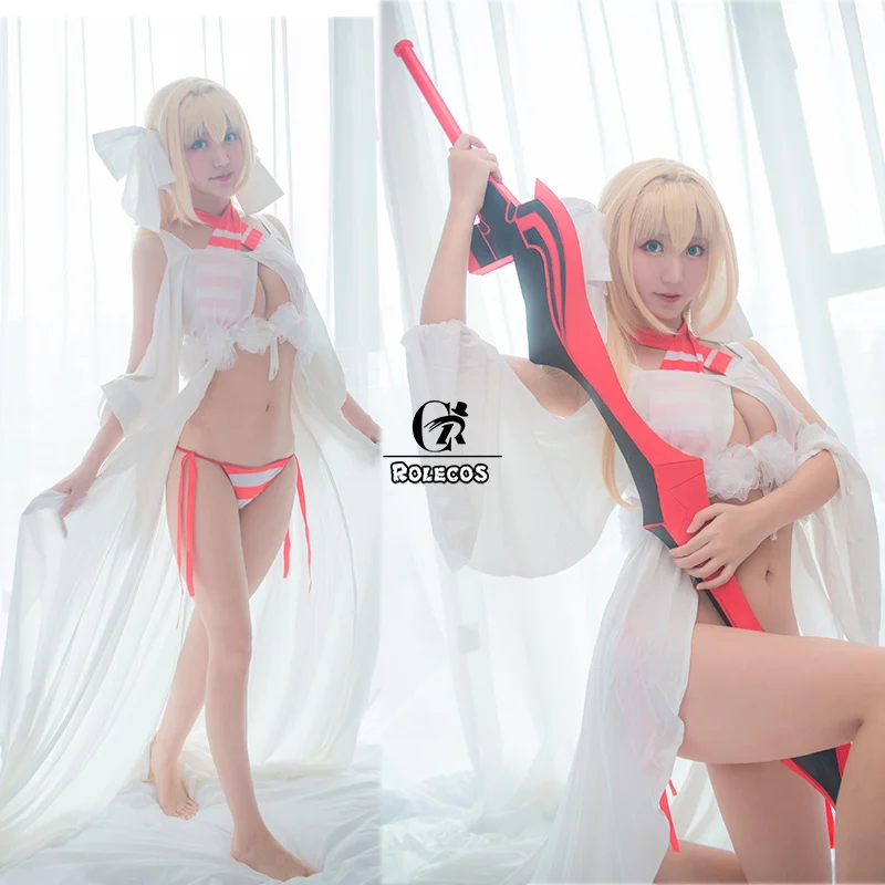 ROLECOS FGO Нерон Клавдий Цезарь Аугуст купальник косплей костюм бикини Fate/Экстра