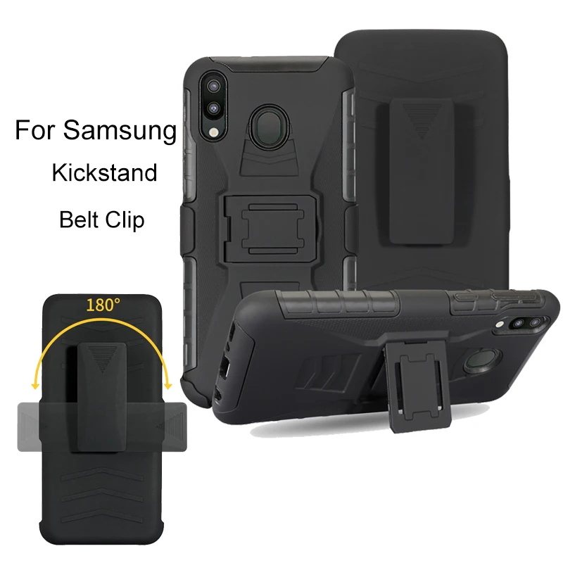 

Case For Samsung Galaxy S10 j6 J4 plus prime J2 Pro CORE A7 J8 j7 J3 2018 Heavy Duty Armor Shockproof Kickstand Case Belt Clip