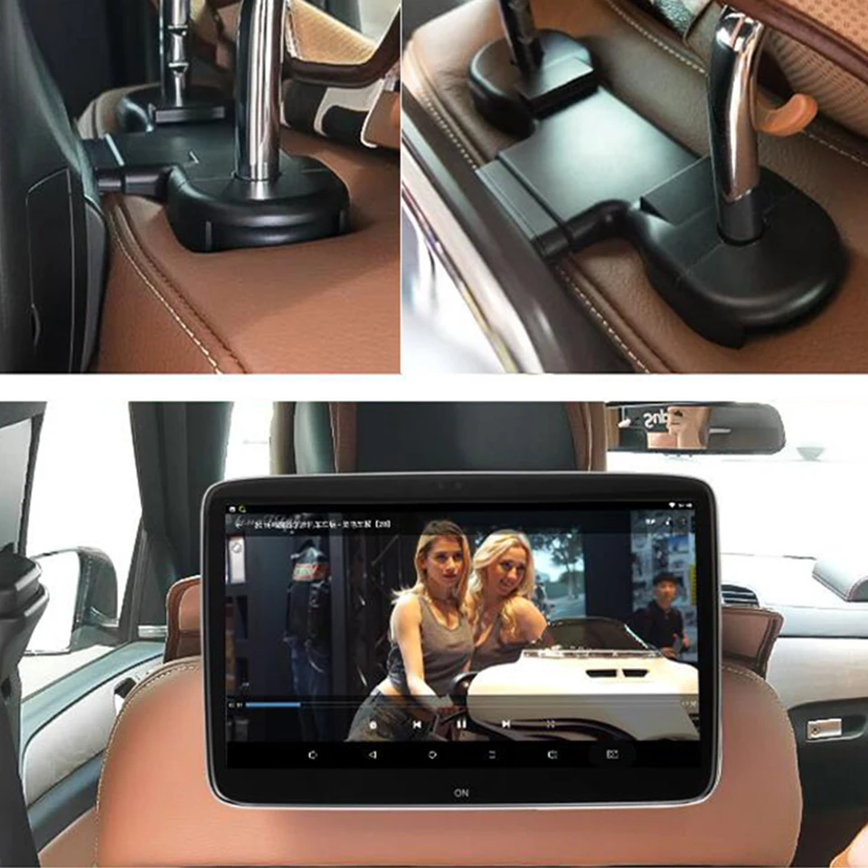 4GB+64GB Car TV Headrest Monitor With Android 10 Rear Seat Entertainment System For Mercedes-Benz X166 X156 X204 W166 R172 R231 |