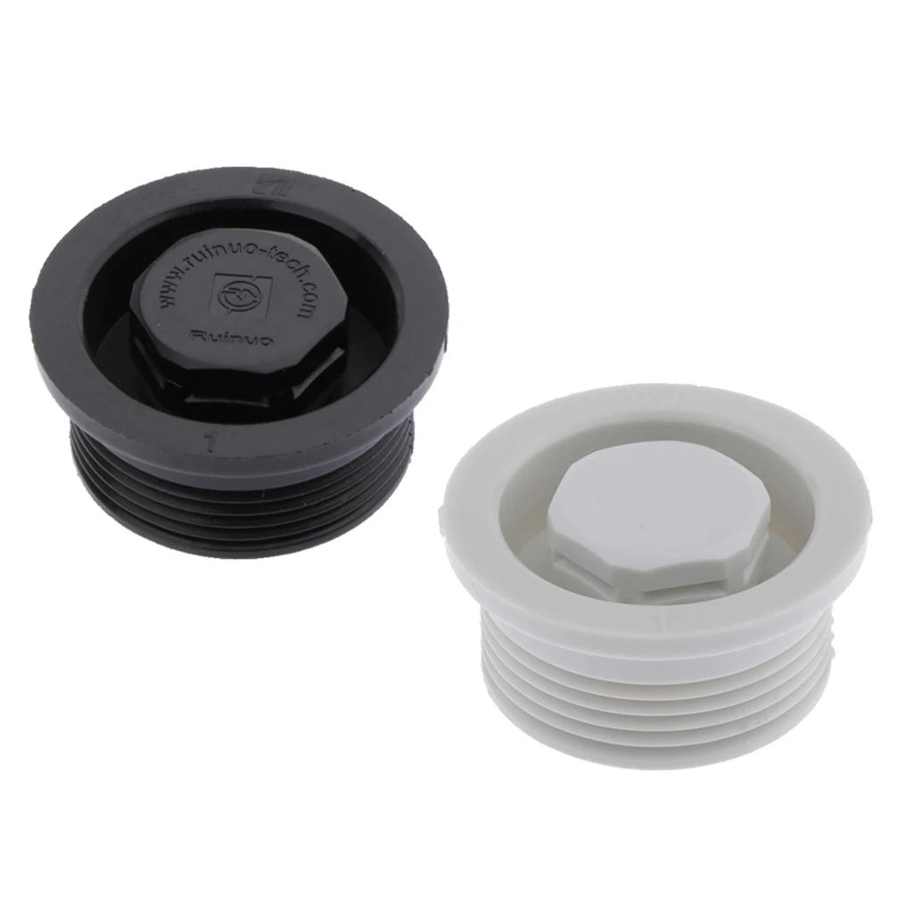 Leakproof Surfing Vent Plug Surfboard Screw In Auto Vent Plug Stooper Surfing Air Breathable Stand Up Paddle Valve 2x