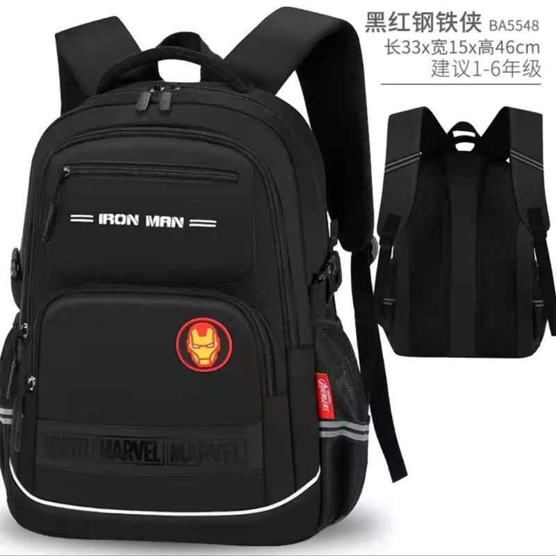 Disney spider man school bags for boys Iron man Captain america large capapcity primary school backpack mochila escolar