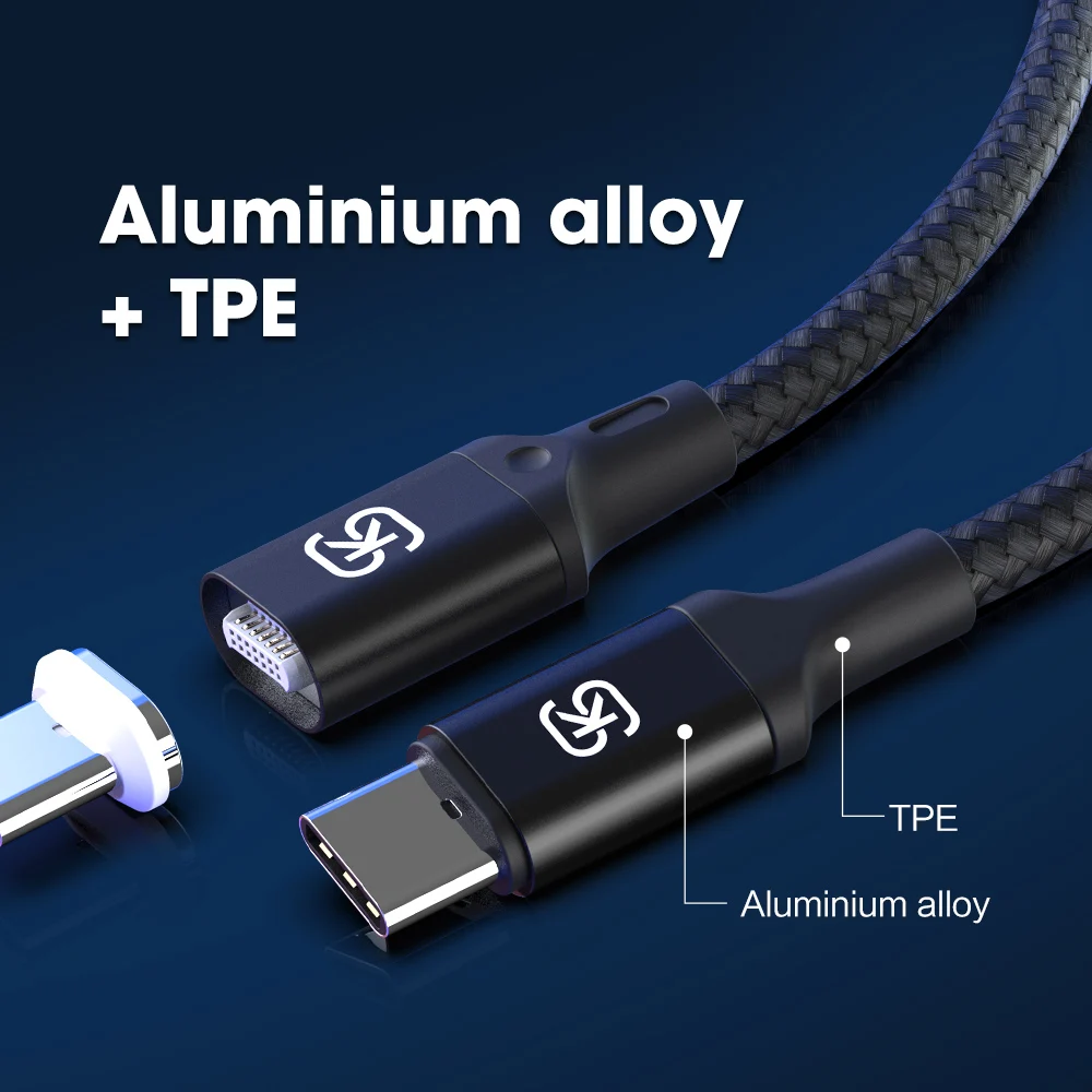 SIKAI usb type C кабель для USB C кабель для samsung S10 Xiaomi Мобильный телефон USBC PD Быстрая зарядка шнур USB-C type-C кабель