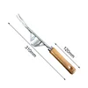 Manual Weeding Tool Garden Hand Weeder with Wood Handle Hand weeding tool Manual Farmland Digging Lawn ► Photo 2/5