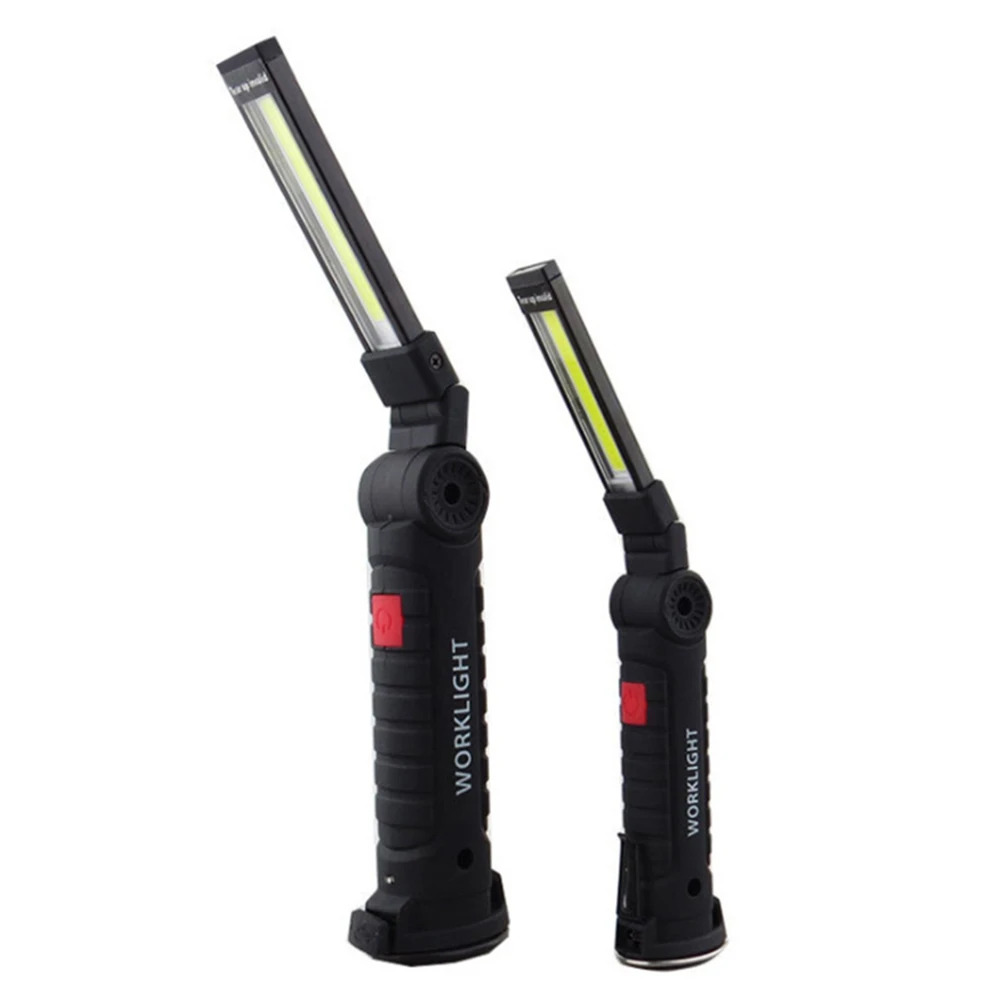 

USB Charging COB Folding Work Light Outdoor Rechargeable Emergency Light LED Magnetic Torch COB Flashlight with Hook High Qualit