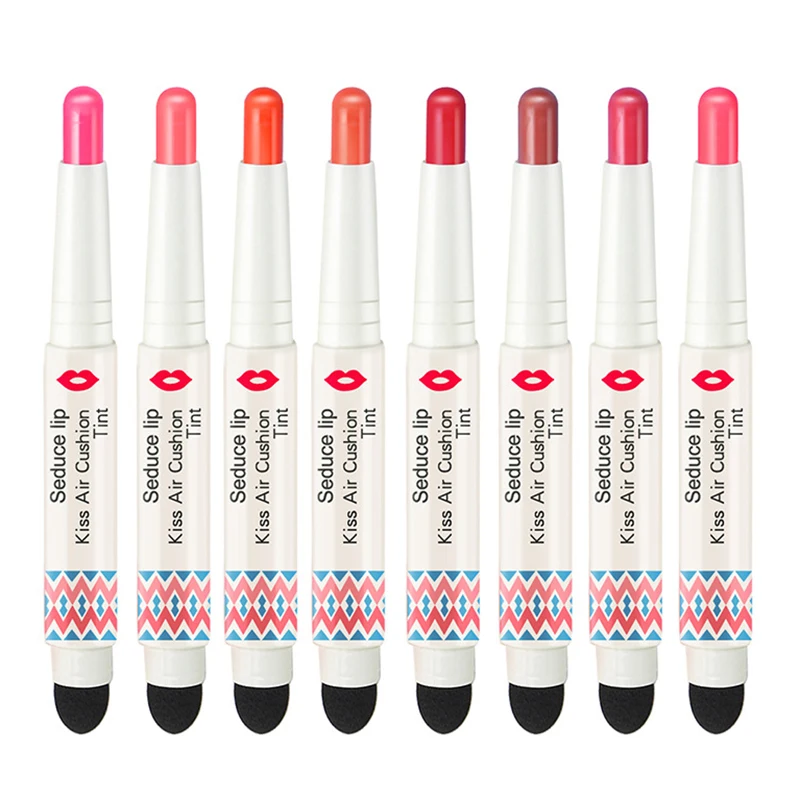 Makeup Lipstick Double Head Cushion Lipstick Pen Multipurpose Lipstick Velvet Matte Lipstick Lip Cheek Pen maquiagem