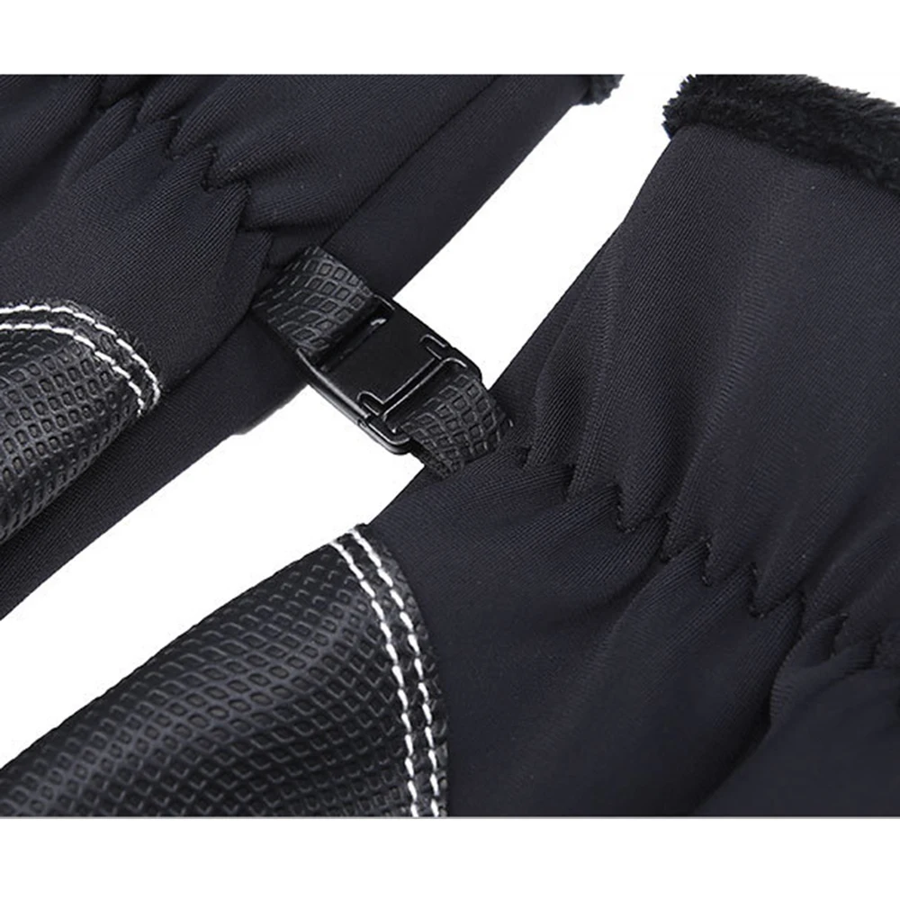 1 пара ветрозащитный для езды мужские плюс бархатные Нескользящие водонепроницаемые лыжные теплые перчатки Зимние перчатки для улицы