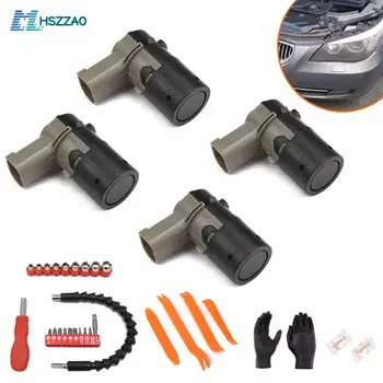

4 Pcs Reversing Radar Sensor Electric Eye Detector PDC Sensor For BMW 525I 530I 540I M5 X5 Z4 MINI COOPER Removal Tool