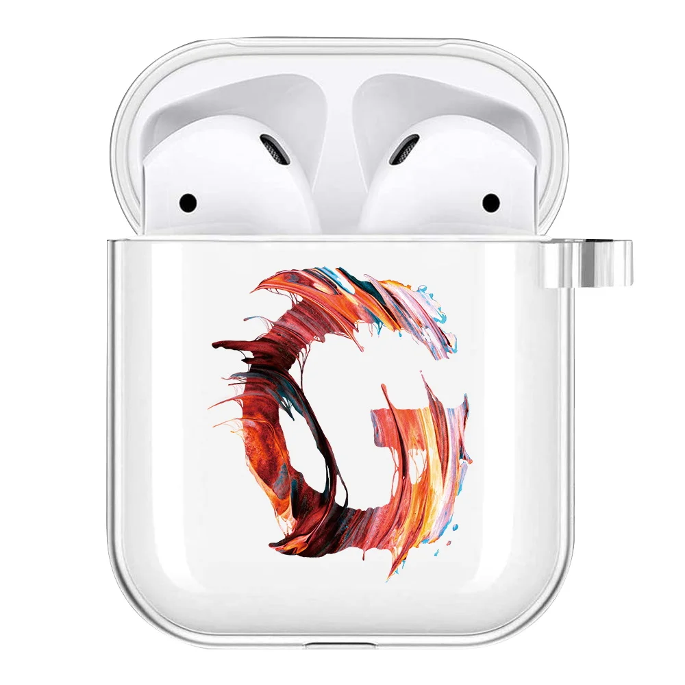 Silicone Cover Case for Apple AirPods 1st / 2nd Generation Anti-fall Scratch Resistant Sticker Bluetooth Case Cover