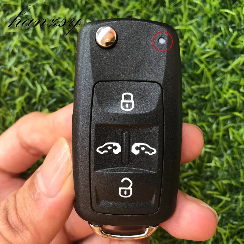 

4 5 Buttons Remote key Case For VW Multivan T5 Caravelle Sharan For Volkswagan Replacement Car Flip Folding key Shell Fob Cover