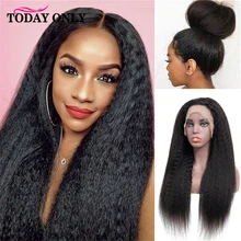 На сегодняшний день только в том случае, бразильские прямые волосы, прямые человеческие волосы парик 180 плотность Синтетические волосы на кружеве человеческих волос парики для чернокожих Для женщин 13x6 Синтетические волосы на кружеве парик 8-26 дюймов, Remy(Реми