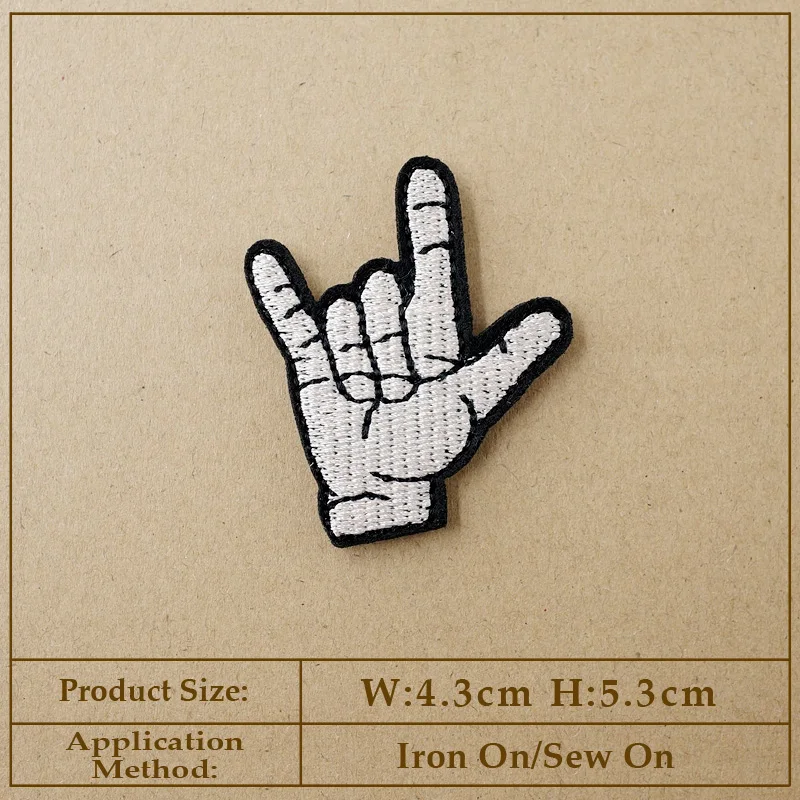 Band Embroidered Applique Patches Fabric Garment Apparel Accessories Badges Rock Punk Music