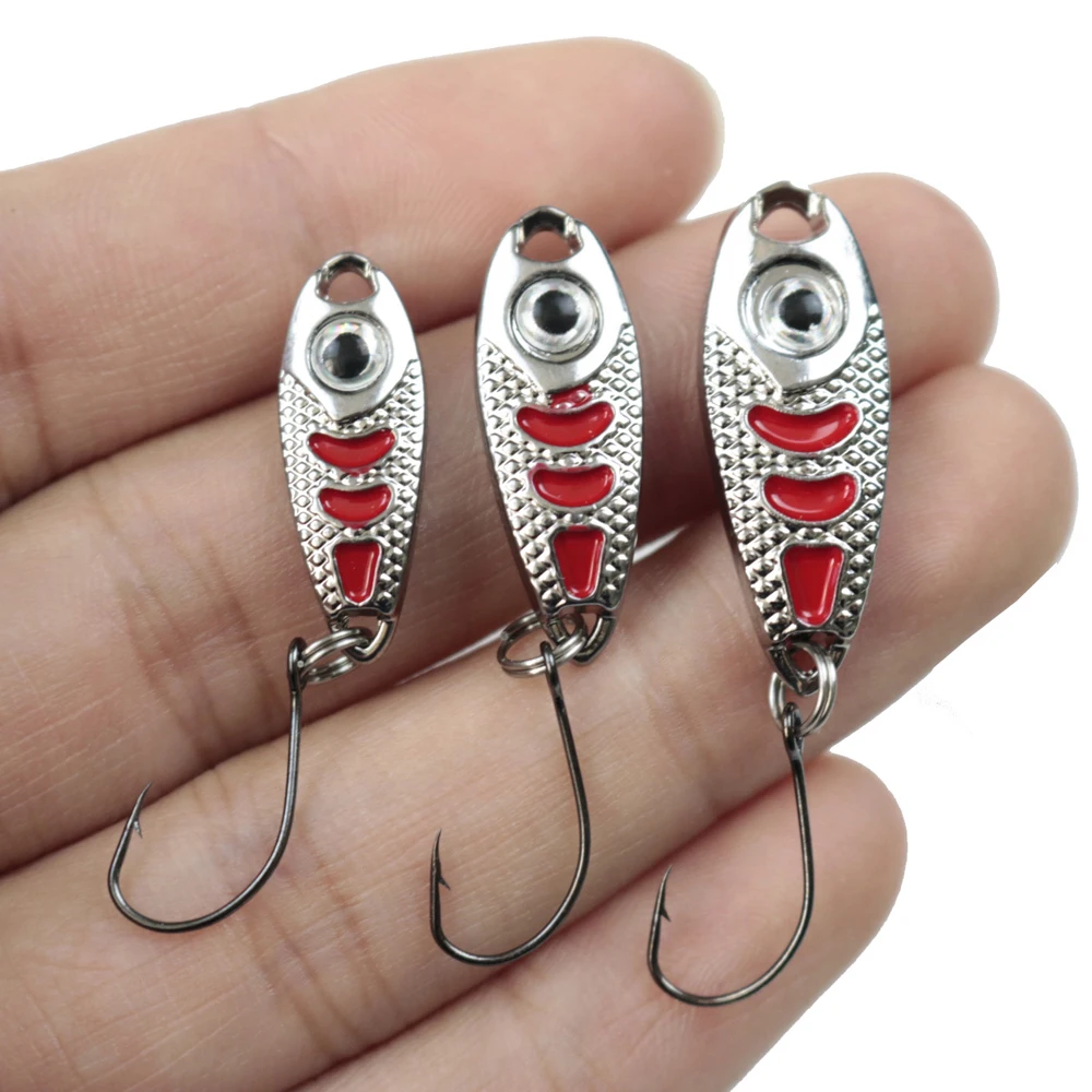 

FUZXC Metal Trout Spoon VIB Fishing Lure Spinner Shad Sequins jigging Artificial Pesca Wobbler Sea Carp Bass Fishing Hook Isca