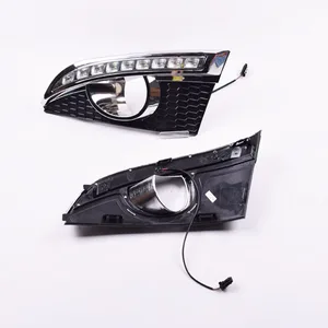 Image 3 - 1 Pair Car DRL Led Daytime Running Lights with Turn signal flashing Yellow for Chevrolet Captiva 2012 2013 2014 Fog Lamp Covers