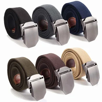 

Military Equipment Buckle Army Belt Men's Heavy Combat Tactical Belts Sturdy Woven Waistband 3.7cm Cowboy Belts