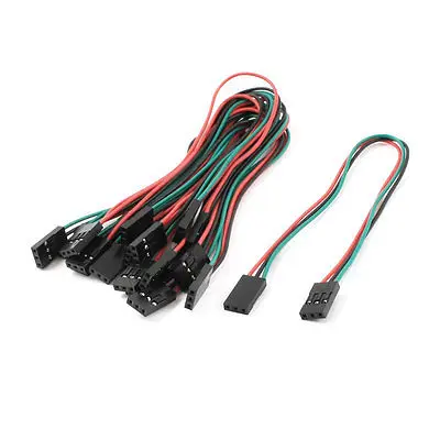

10pcs Female to Female 3Pin Jumper Cable Wires