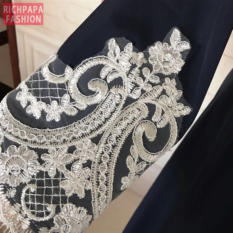 Абайя Дубай Арабский Кафтан Кружева Макси кимоно хиджаб мусульманское платье Кафтан Абая для женщин Elbise турецкая исламская одежда