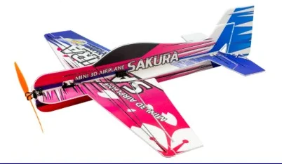 RC Air plane 3D Airplane Micro Mini Foam EPP PP F3P Lightset KIT Model Hobby Toys Sakura Remote Control | Игрушки и хобби