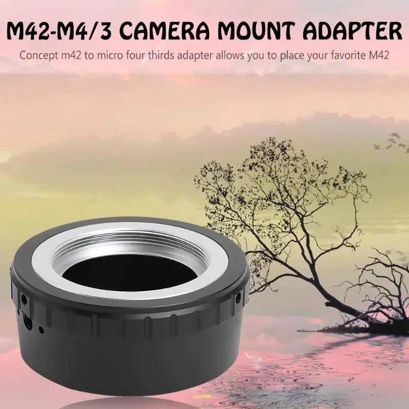 M42-M4/3 адаптер для камеры M42 объектив для Micro 4/3 аксессуары для камеры Адаптер кольцо Ручная регулировка экспозиции и фокусировки
