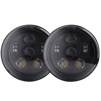 

7 Inch 45W Led Headlights 6000K Projector Round LED Headlight for Jeep Wrangler JK TJ LJ CJ 4 Door 2 Door Freedom Edition Rubico