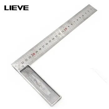 

Aluminum alloy square ruler right angle 90 Turning ruler Woodworking ruler Steel turning ruler measuring tools gauge