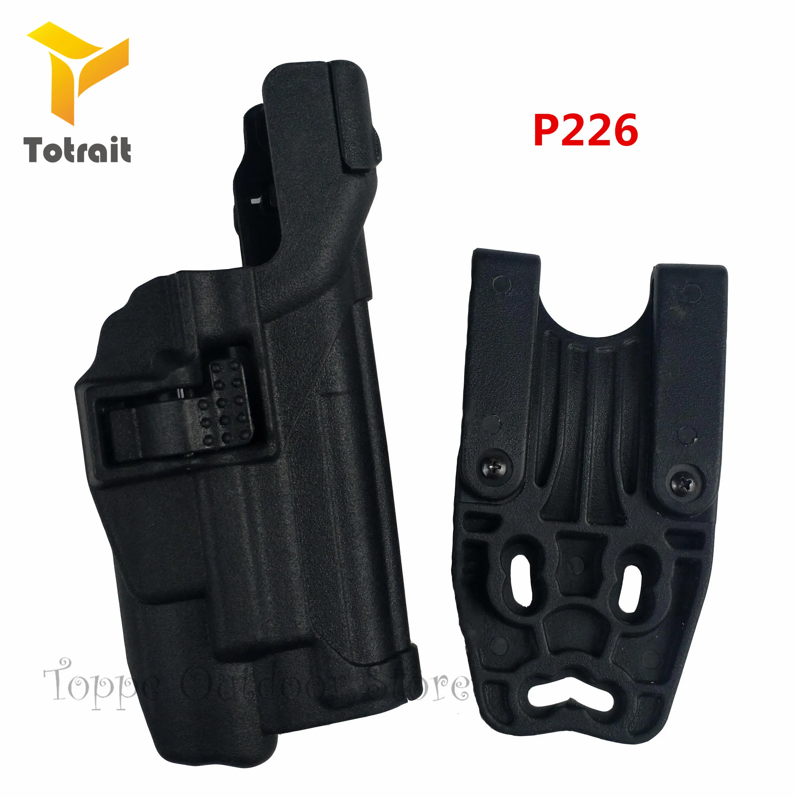 P226 TOtrait тактический охотничий пистолет-Кобура LV3 светильник с подшипником ремень пистолет кобура с лампой Glock17/19 M9 92/Colt1911/SigP226/USP - Цвет: P226