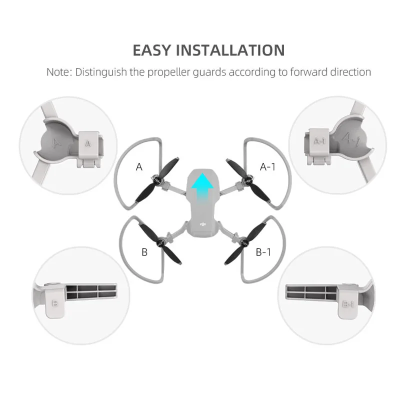 2IN 1 защита пропеллера с посадочными шестернями пропеллеры защитные кольца протекторы для DJI Mavic Mini Drone аксессуары
