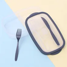 Горячая Распродажа пластиковая коробка для бенто хранения еды еда преп Ланч-бокс 2 отсека многоразовые Microwavable контейнеры домашний Ланчбокс