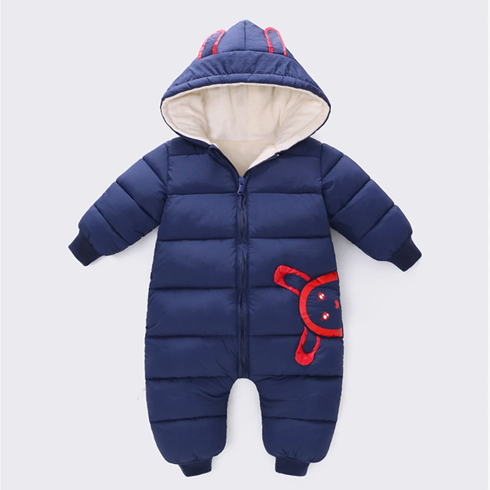 CYSINCOS/комбинезон для новорожденных; зимний флисовый комбинезон для маленьких мальчиков и девочек; плотная одежда с рисунком; модная одежда с капюшоном для младенцев