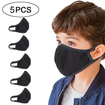

5PC Facemask Face Mask for Kid Face Mouth Mask Cloth Reuseable Facial Mask Washable Face Mask Breathable mondmaskers