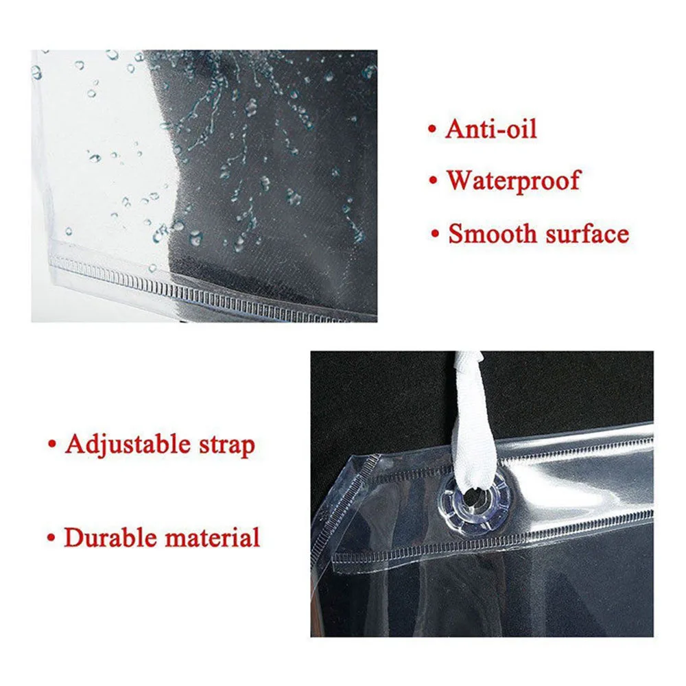 Waterproof Transparent PVC Apron For Kitchen Housework Restaurant Butcher Clean 