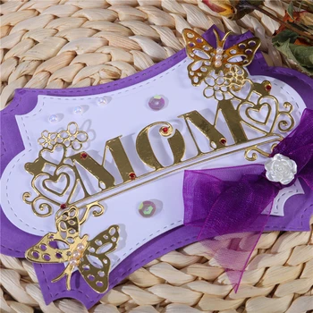 

InLoveArts Mother's Day Metal Cutting Diesmom Word Dies 2020 Card Making Scrapbooking Dies Embossing Cuts Stencil