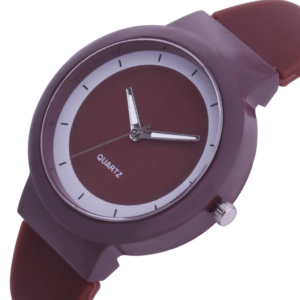 

Women Watches Fahsion Simple Silcone Band Watch Analog Quartz Student Watch Ladies Dress Reloj Mujer Black Clock