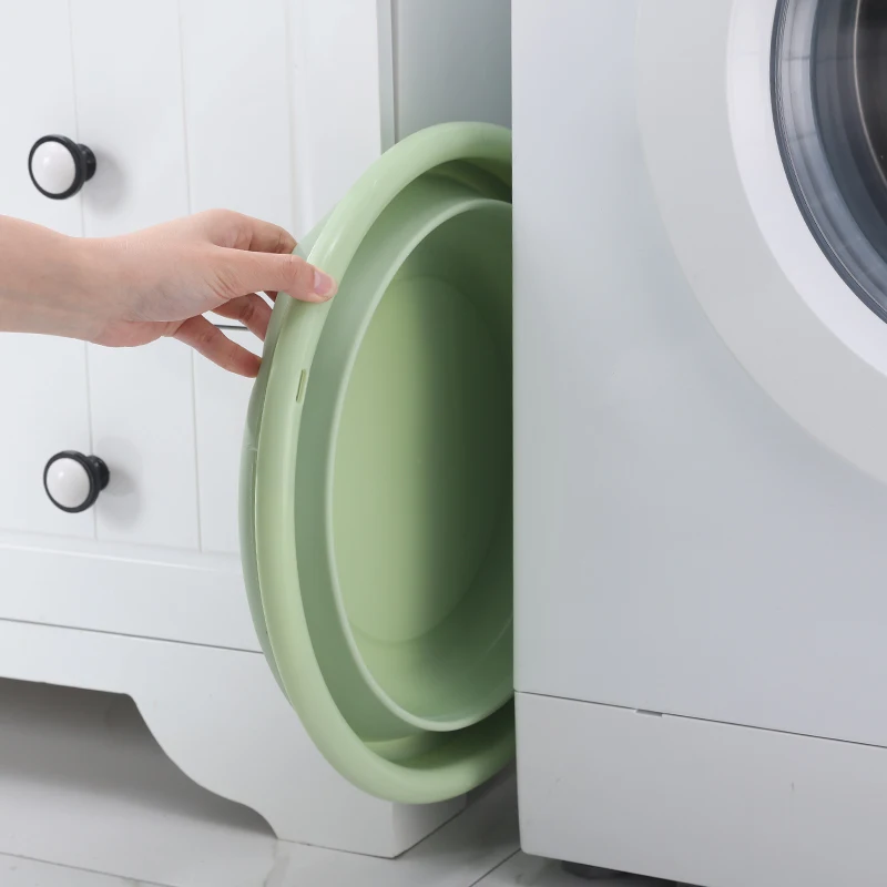 Folding Basin Portable Hanging Wash Basins Collapsible Laundry Tub Travel Camping Picnic Cleaning Tool Bathroom Kitchen Accessor