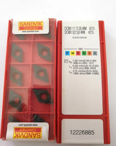 10 шт. вставки карбида DCMX11T308-WM 4215