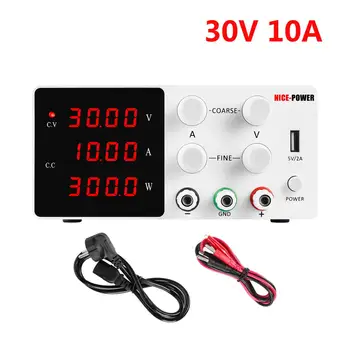 

30V 10A Switching DC Laboratory Power Supply Laboratory Adjustable Precision Digital Display DC Regulated Desktop Power Supply