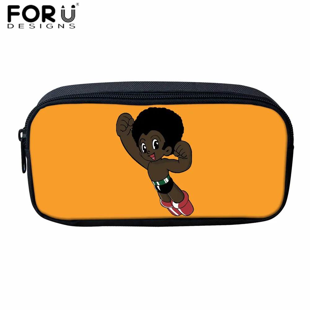 FORUDESIGNS/африканские черные школьные сумки с принтом для мальчиков, мини-рюкзак для мальчиков, 12 дюймов, детский рюкзак для детского сада - Цвет: Z5344K