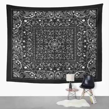 

Colorful Tapestry Black Floral Tapestry For Bedroom Room Decor Wall Hanging Wall Art Tapestry Picnic Mat Beach Towel Bed Cover