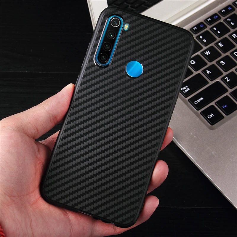 Чехол Wolfsay для Xiaomi Redmi Note 8 чехол новый дизайнерский из углеродного волокна с
