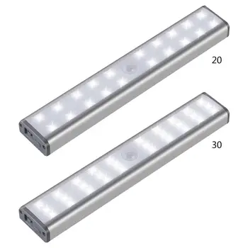 

LED Wireless Motion Sensor Closet Lights USB Rechargeable Under Cabinet Light