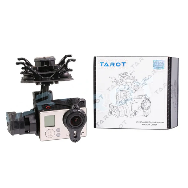 Tarot T4 3D двойной амортизатор Gimbal для Gopro Hero4/3 +/3 TL3D02 50% скидка|gimbal for gopro|tarot t4-3dshock absorber