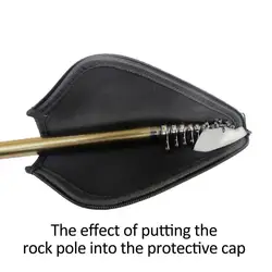 Fishing Rod Protect Cover Fishing Rods Hats Protect Cover Fish Pole Fastening Strap Tie Tackle Fishing Rod Accessories