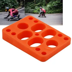 2Pcs  8-12mm Longboard Risers Cruiser Skate Board Truck Pads Standard 75*55mm Uneven Sloped Height Increase Pads Skate Parts