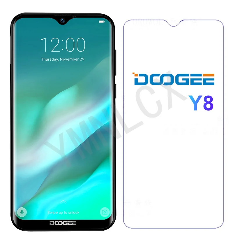 Закаленное стекло для защиты экрана DOOGEE Y8 C 2.5D 9H Premium закаленное Для Plus Защитная