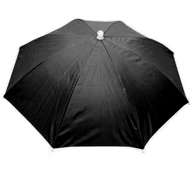 black umbrella hat